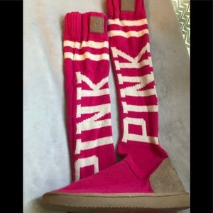 Victoria’s Secret PINK sock boots